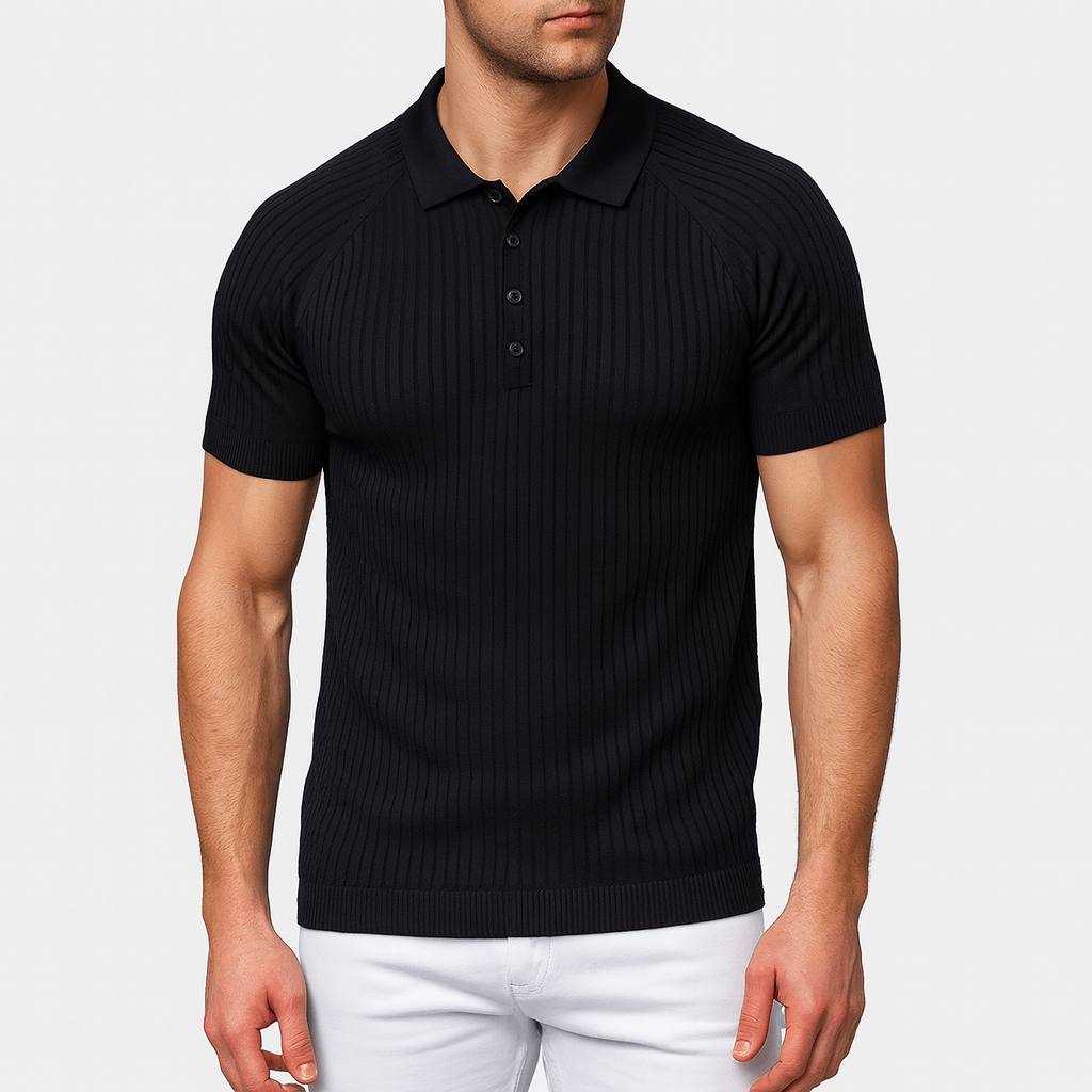 Soviska | Swobodna koszulka polo z krótkim rękawem