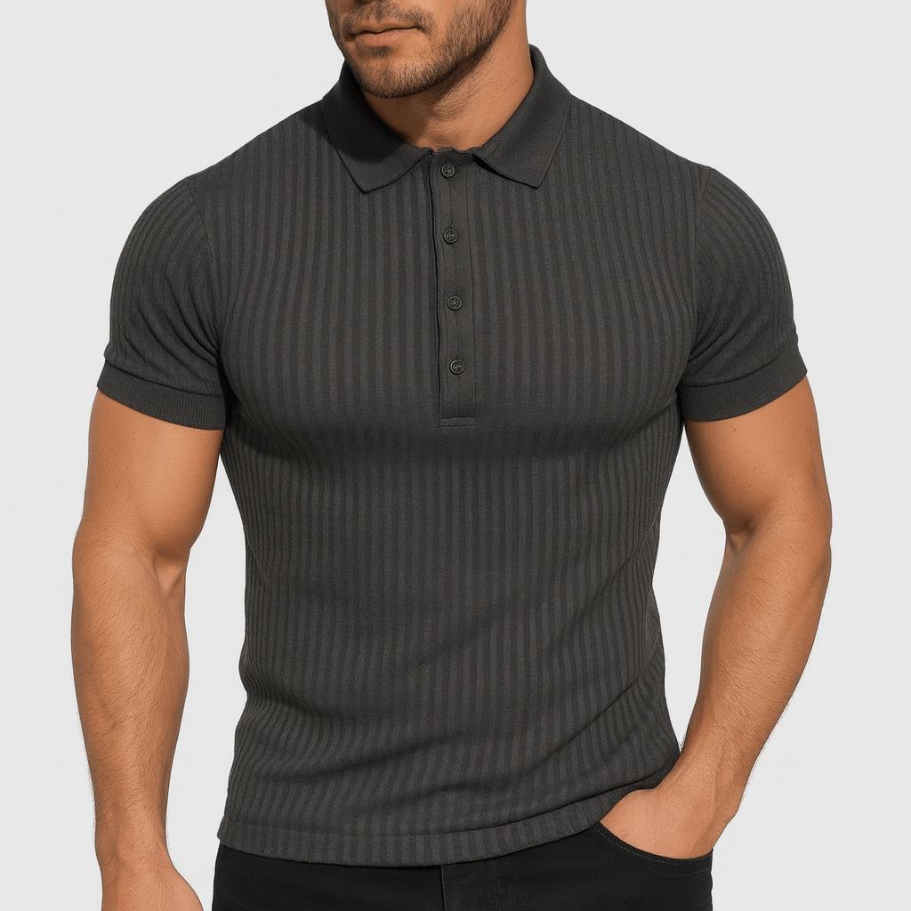 Soviska | Swobodna koszulka polo z krótkim rękawem