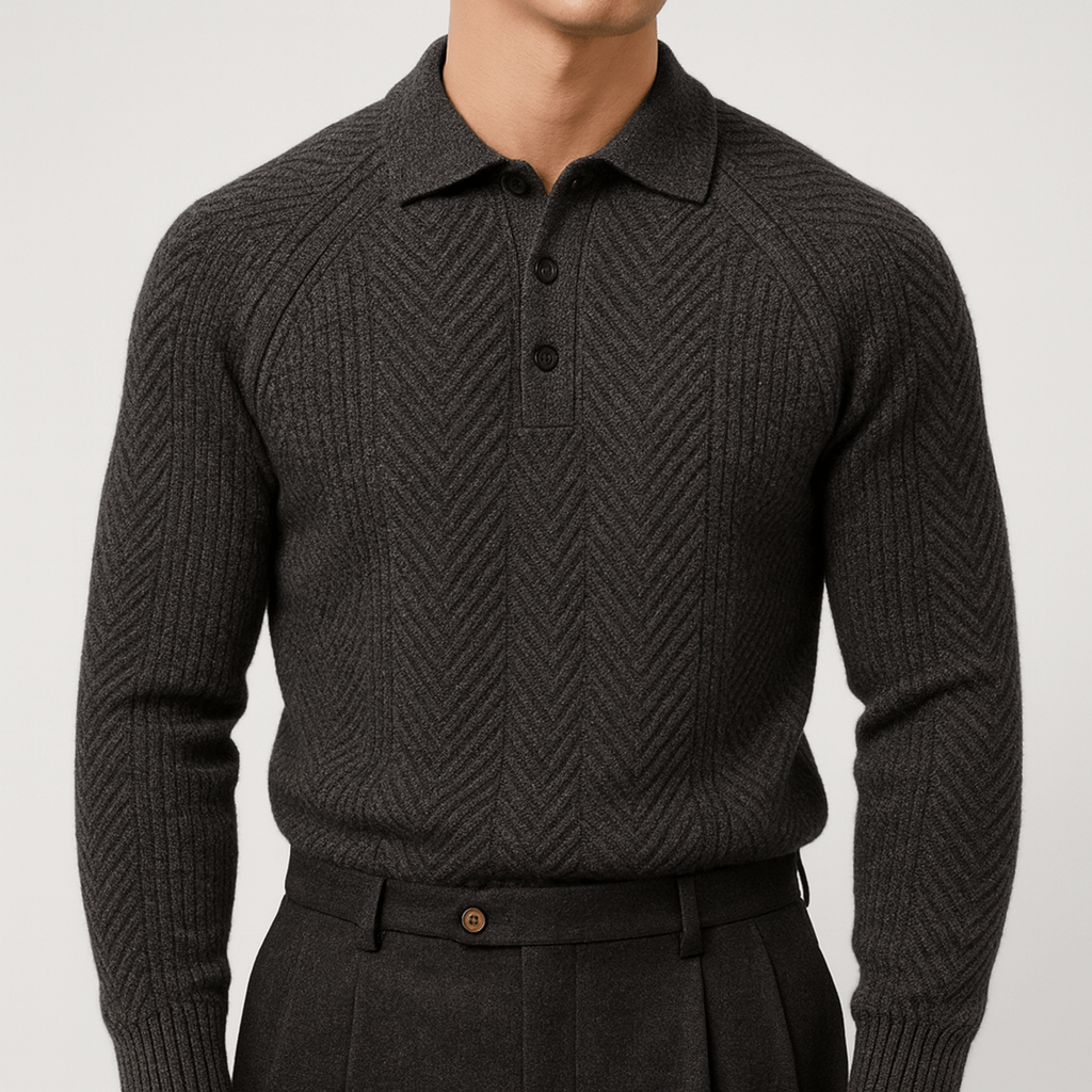 Soviska | Swobodny krój swetra zimowego z ocieplającymi materiałami