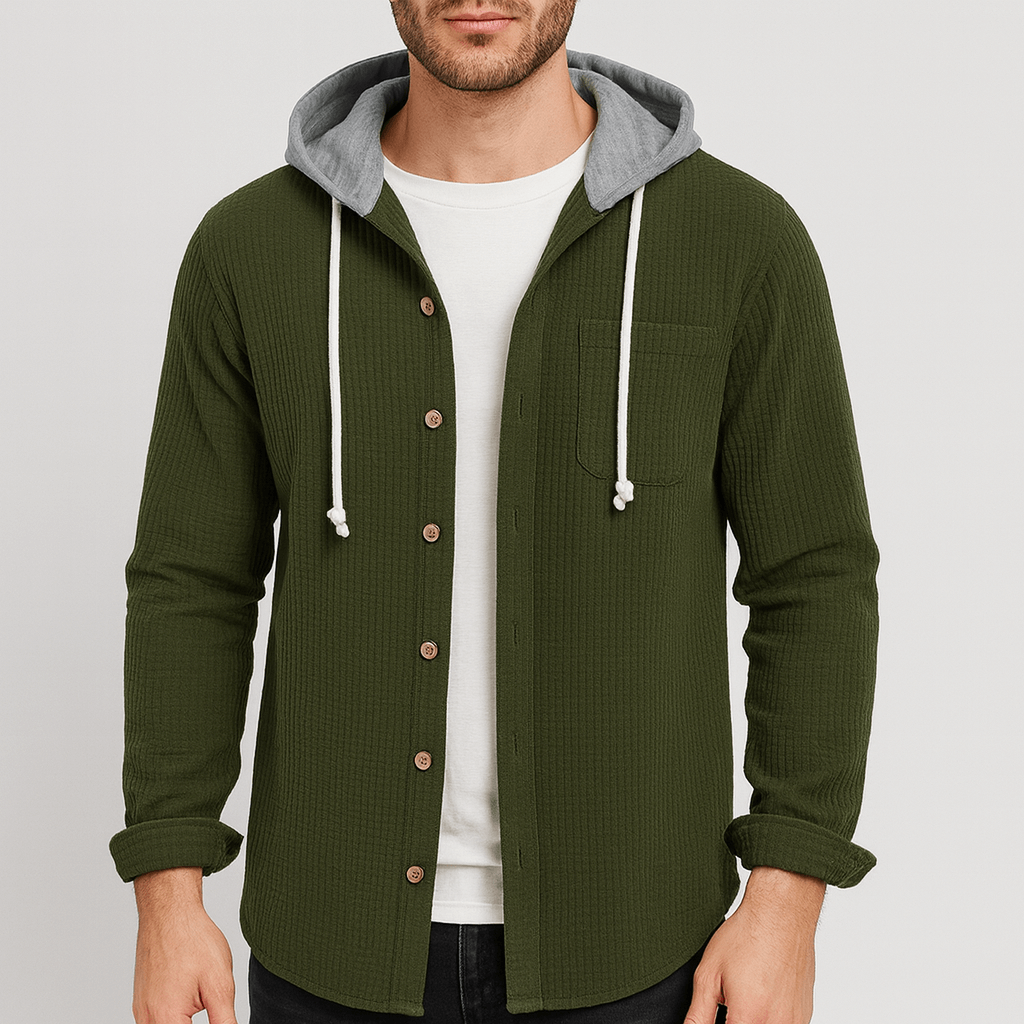 Soviska | Teksturowana bluza z kapturem