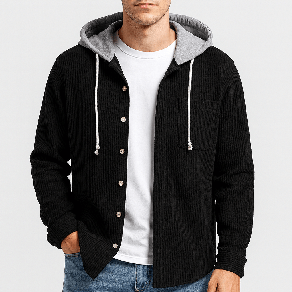 Soviska | Teksturowana bluza z kapturem