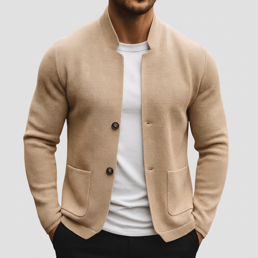 Soviska | Teksturowana kamizelka z stójką