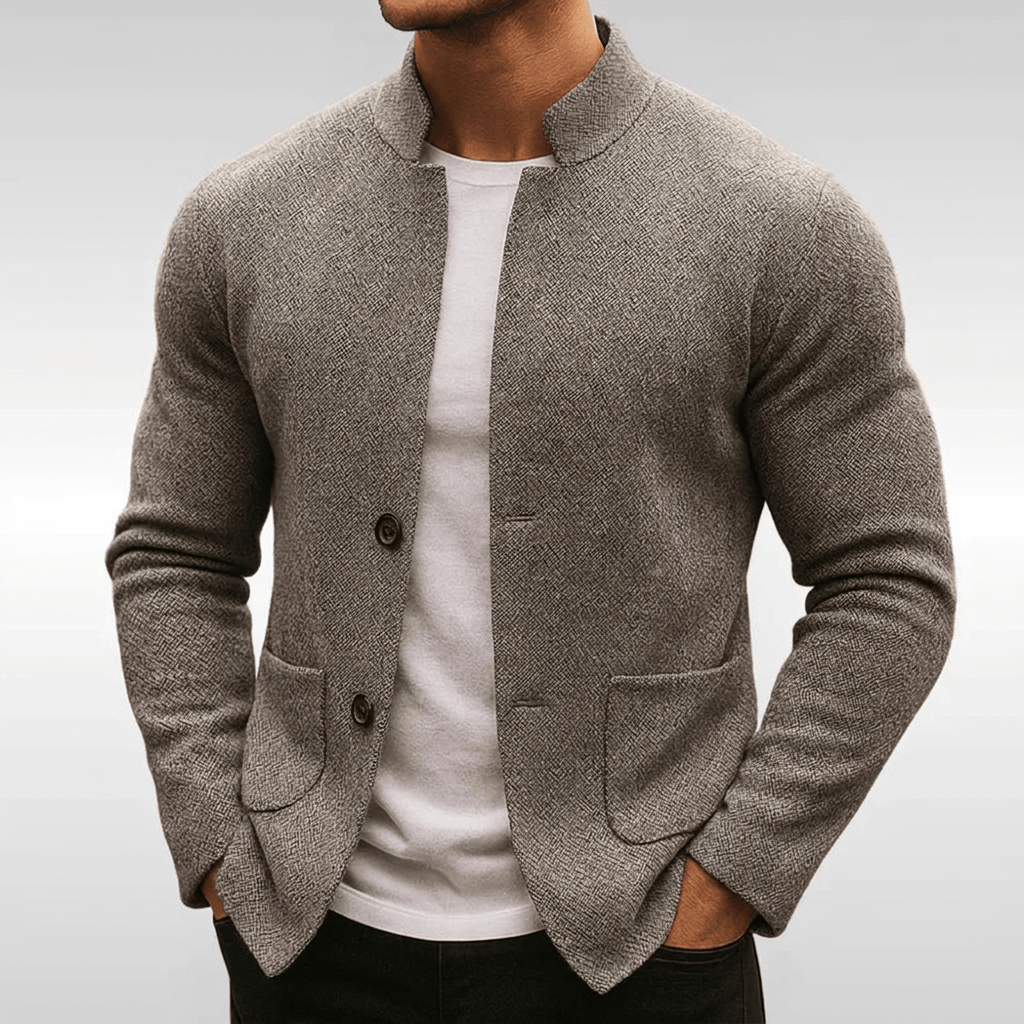 Soviska | Teksturowana kamizelka z stójką