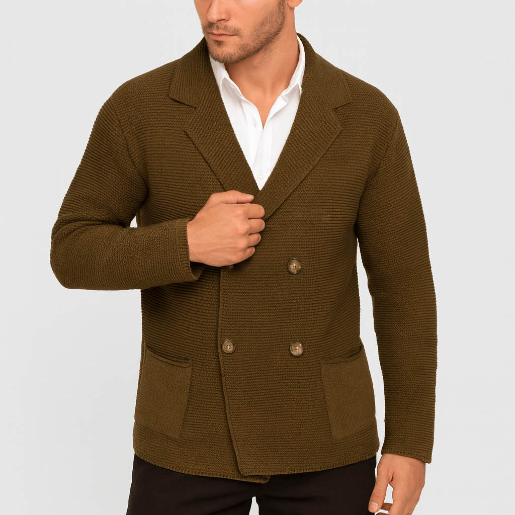 Soviska | Teksturowany dzianinowy kardigan z lapą Blazer