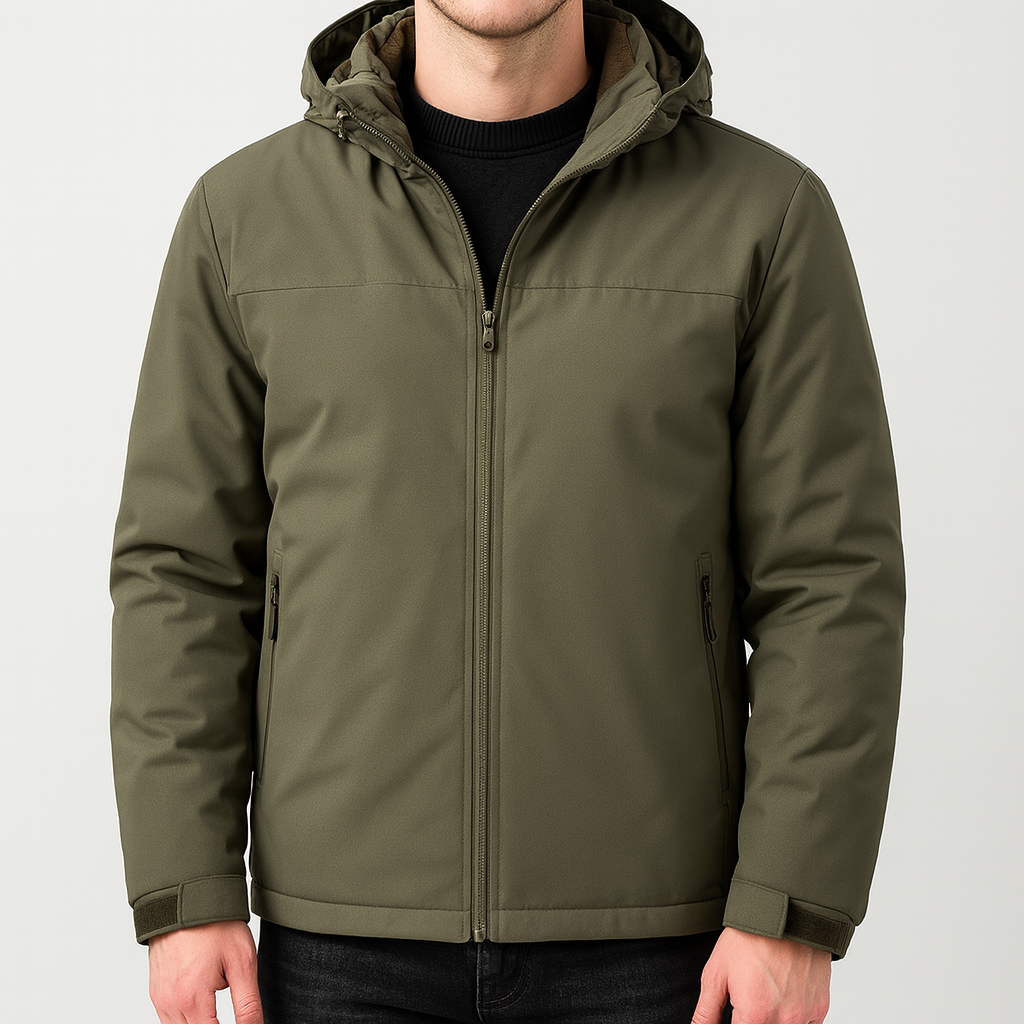 Soviska | Termiczna kurtka zimowa z regulowanym kapturem