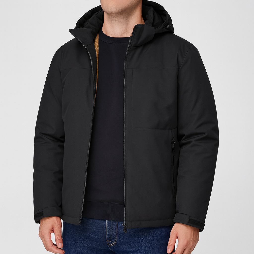 Soviska | Termiczna kurtka zimowa z regulowanym kapturem