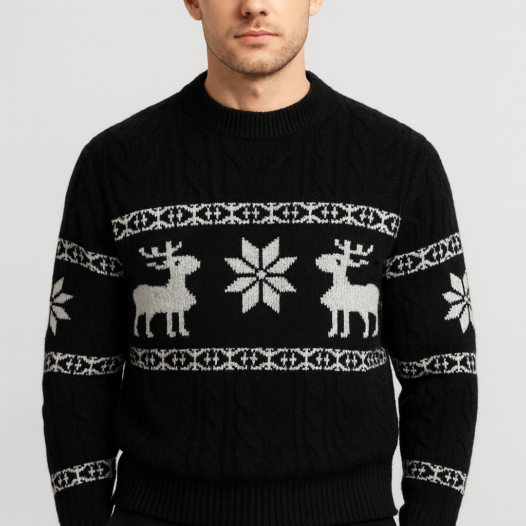 Soviska | Warkoczowy sweter z luźnym krojem