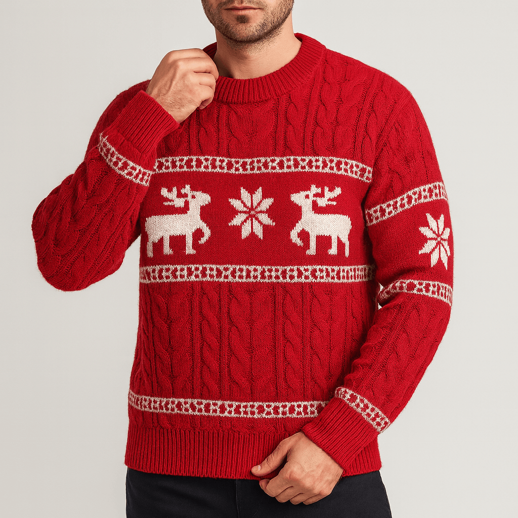 Soviska | Warkoczowy sweter z luźnym krojem