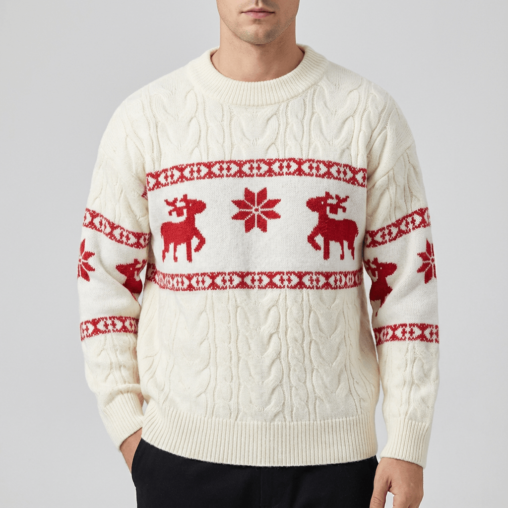 Soviska | Warkoczowy sweter z luźnym krojem