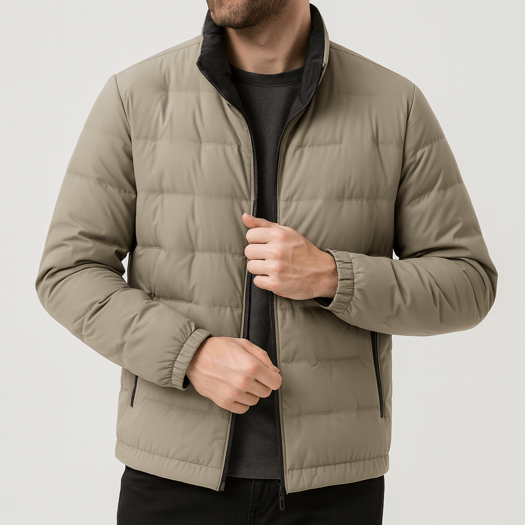 Soviska | Wiatro- i wodoodporna kurtka puchowa z kaczego puchu