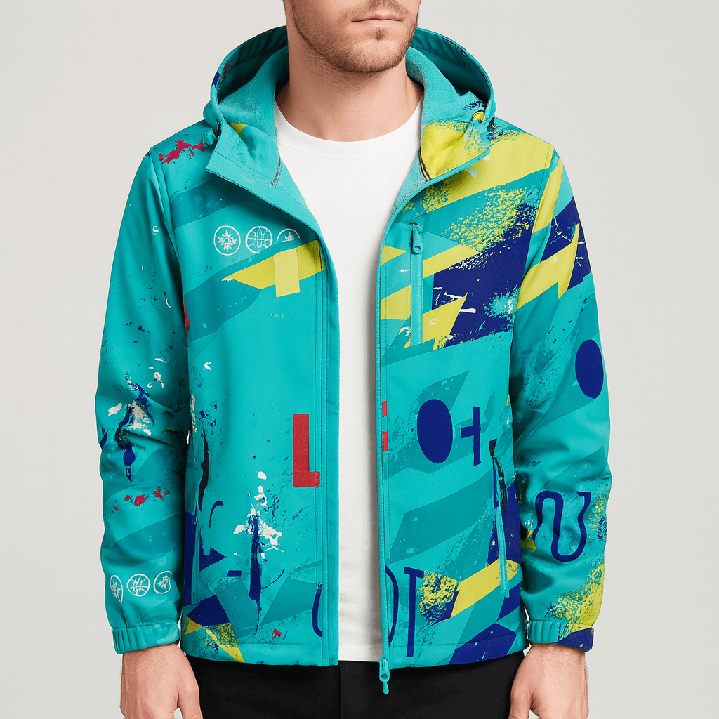 Soviska | Wiatroodporna kurtka softshell z kapturem