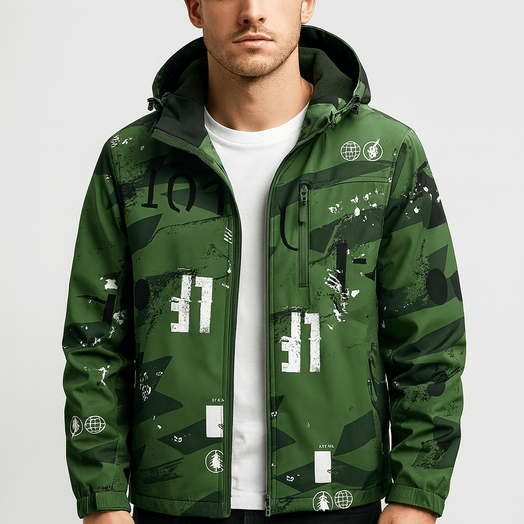 Soviska | Wiatroodporna kurtka softshell z kapturem