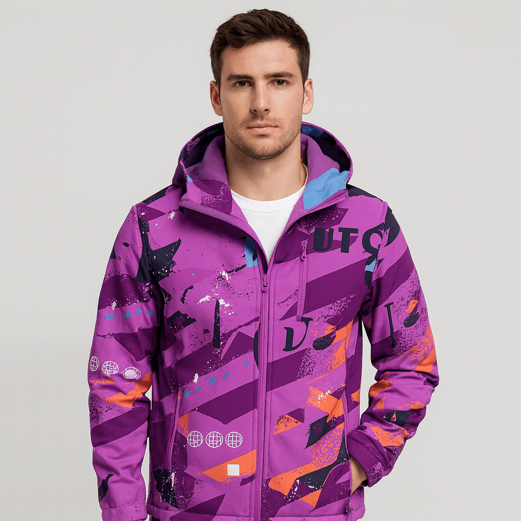 Soviska | Wiatroodporna kurtka softshell z kapturem