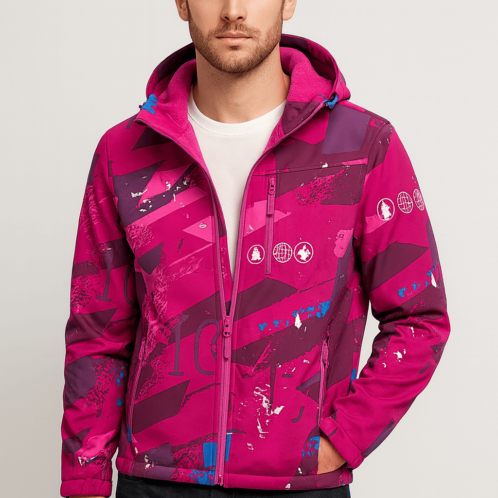 Soviska | Wiatroodporna kurtka softshell z kapturem