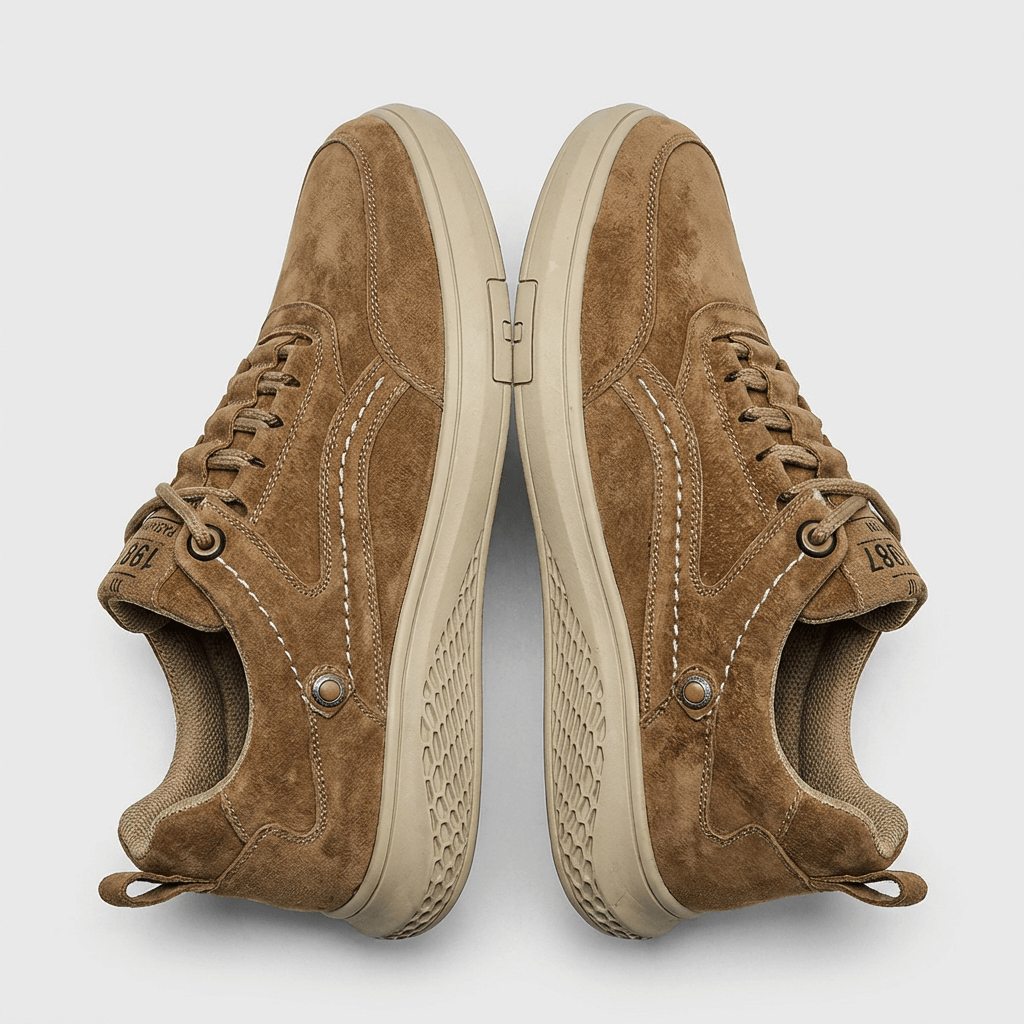 Soviska | Włoskie zamszowe tenisówki