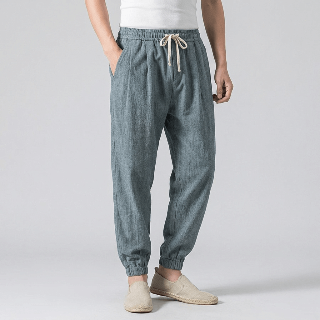 Soviska | Wygodne lniane joggery