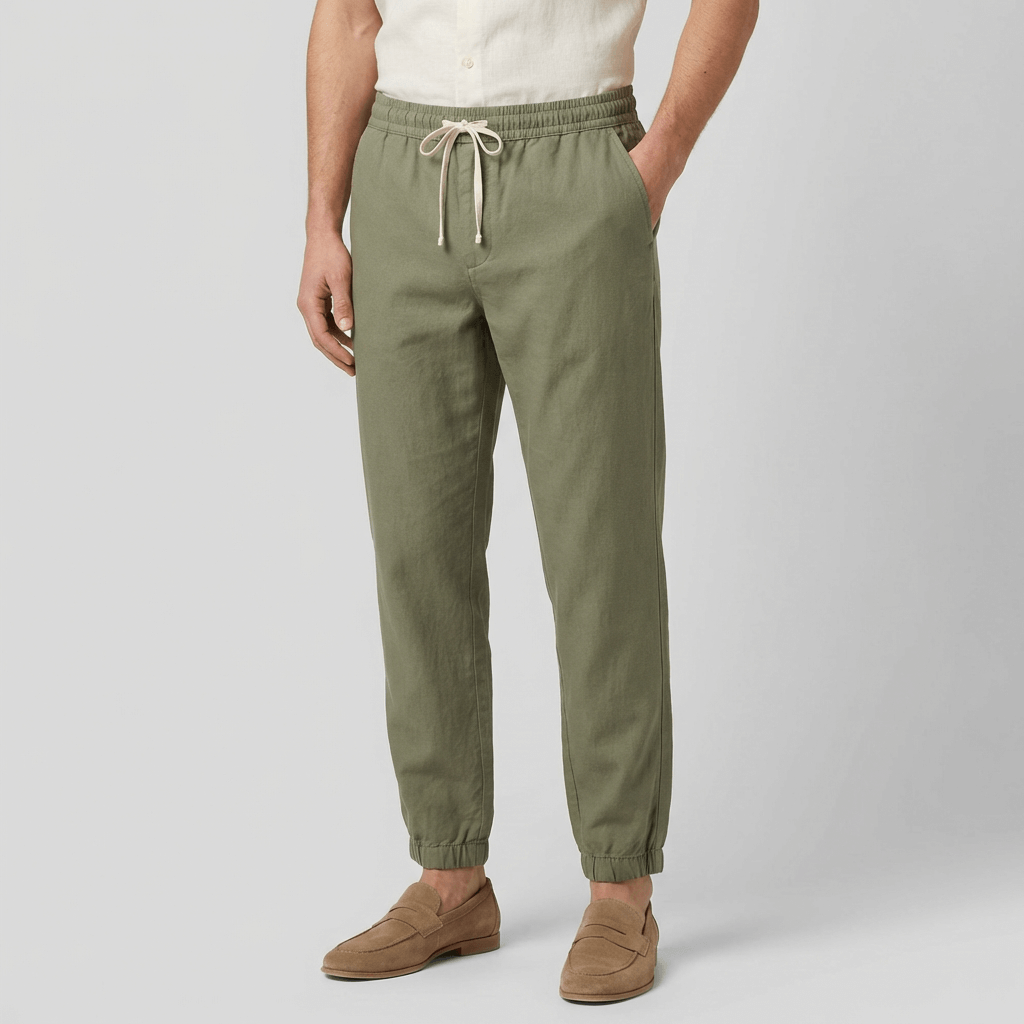 Soviska | Wygodne lniane joggery