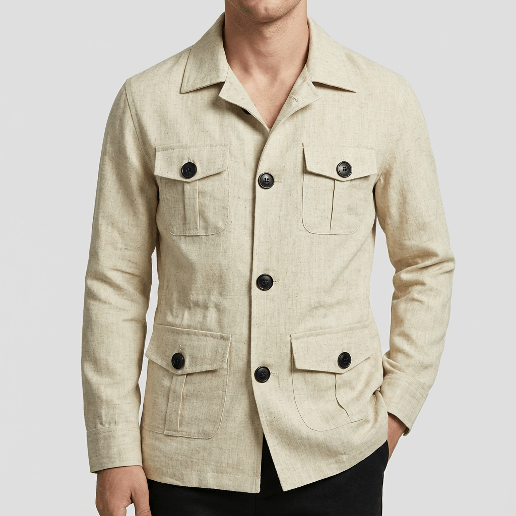 Soviska | Zamszowa kurtka myśliwska z regulowanym pasem i pikowaną podszewką