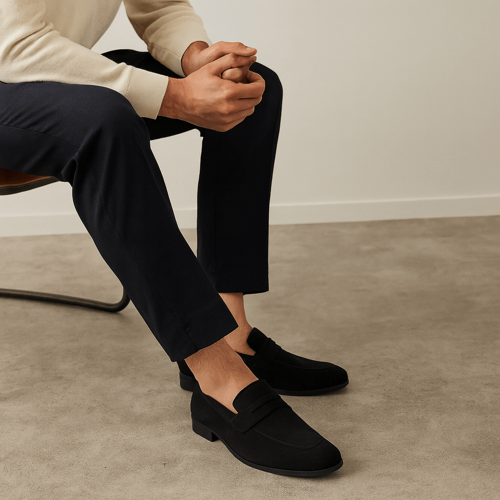 Soviska | Zamszowe mokasyny z klasycznym krojem