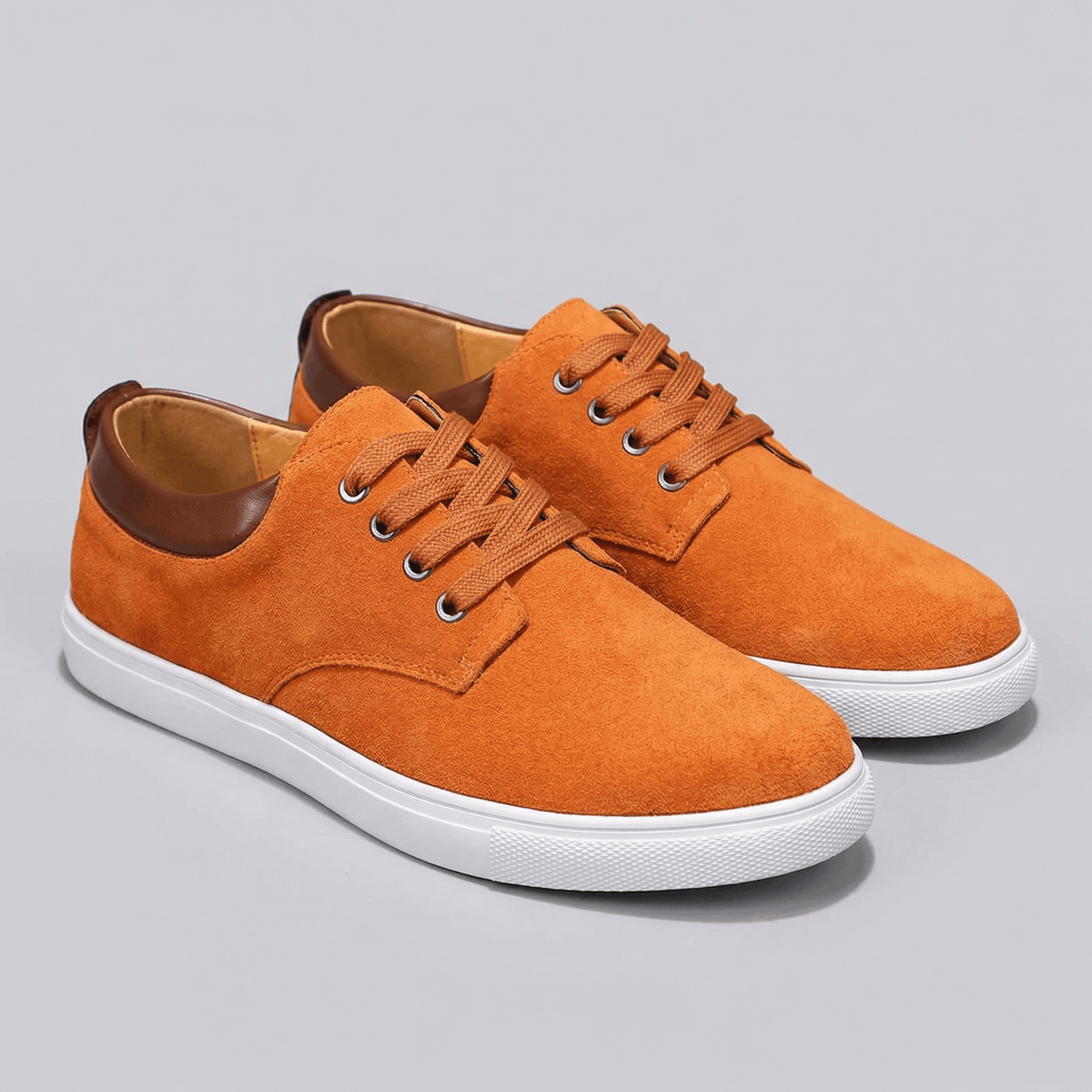 Soviska | Zamszowe trampki z wyściółką skórzaną