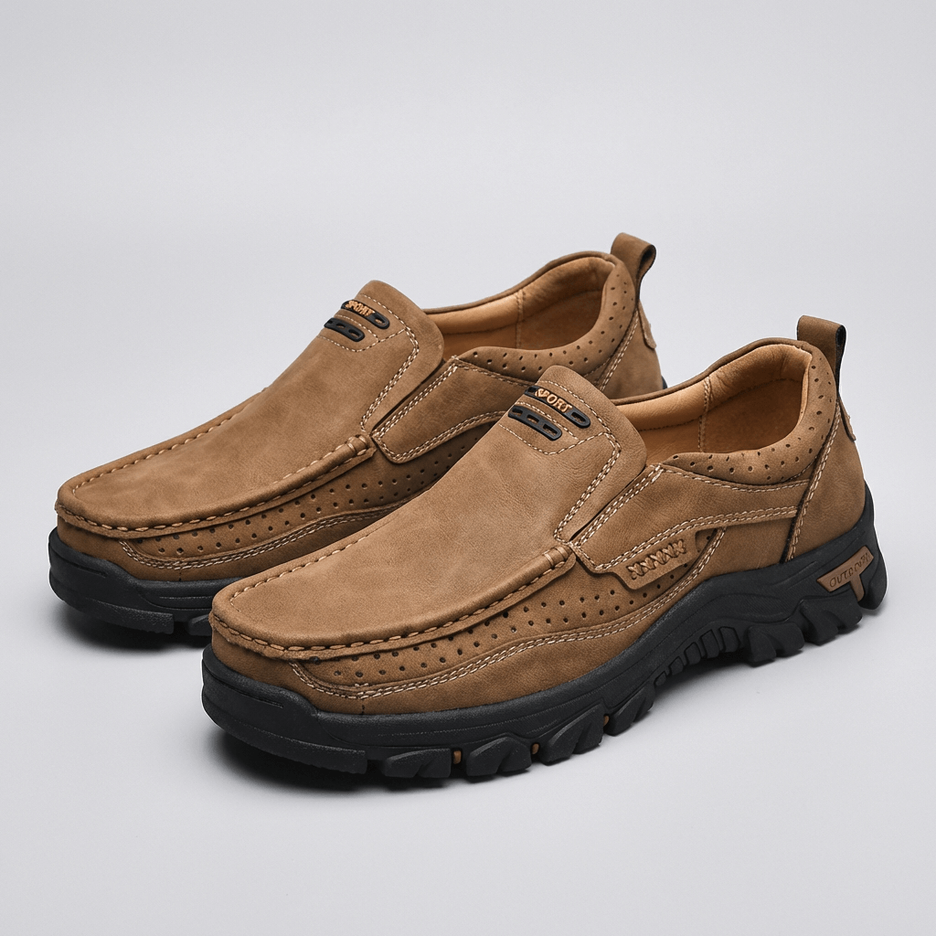 Soviska | Zamszowe wsuwane buty z ortopedyczną wkładką