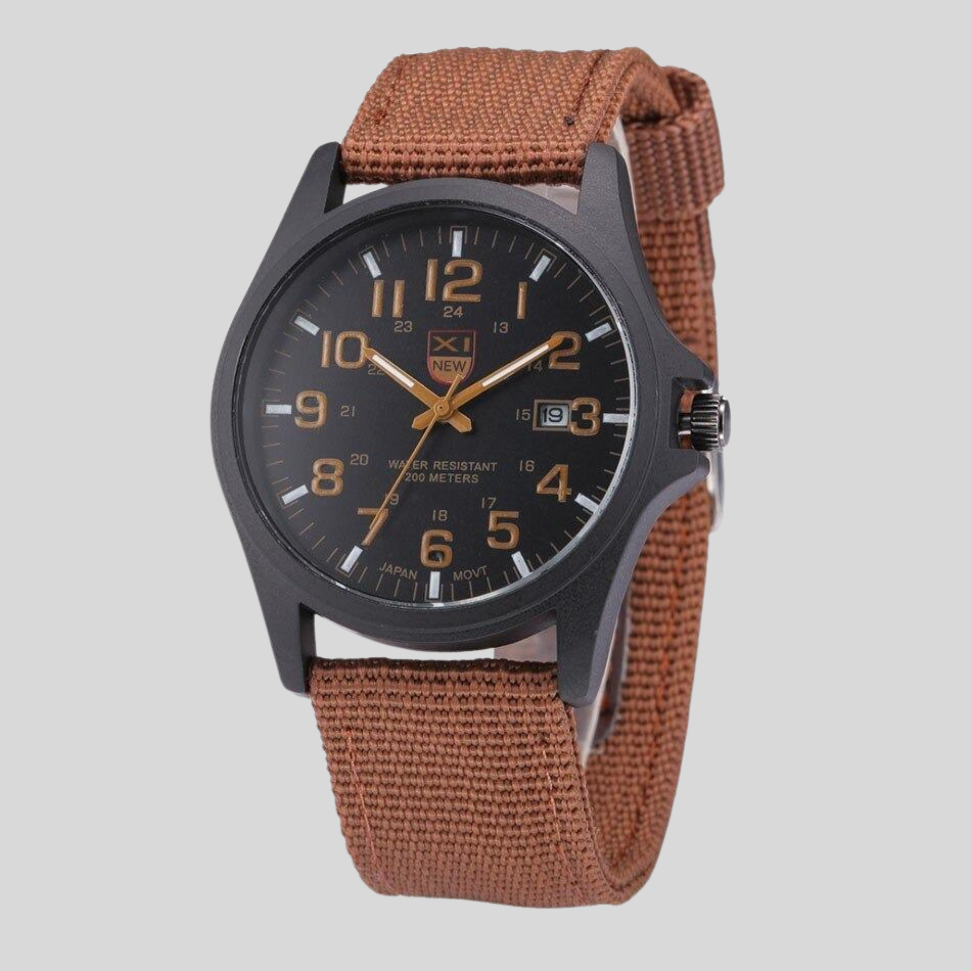 Soviska | zegarek inspirowany stylem militarnym z datownikiem