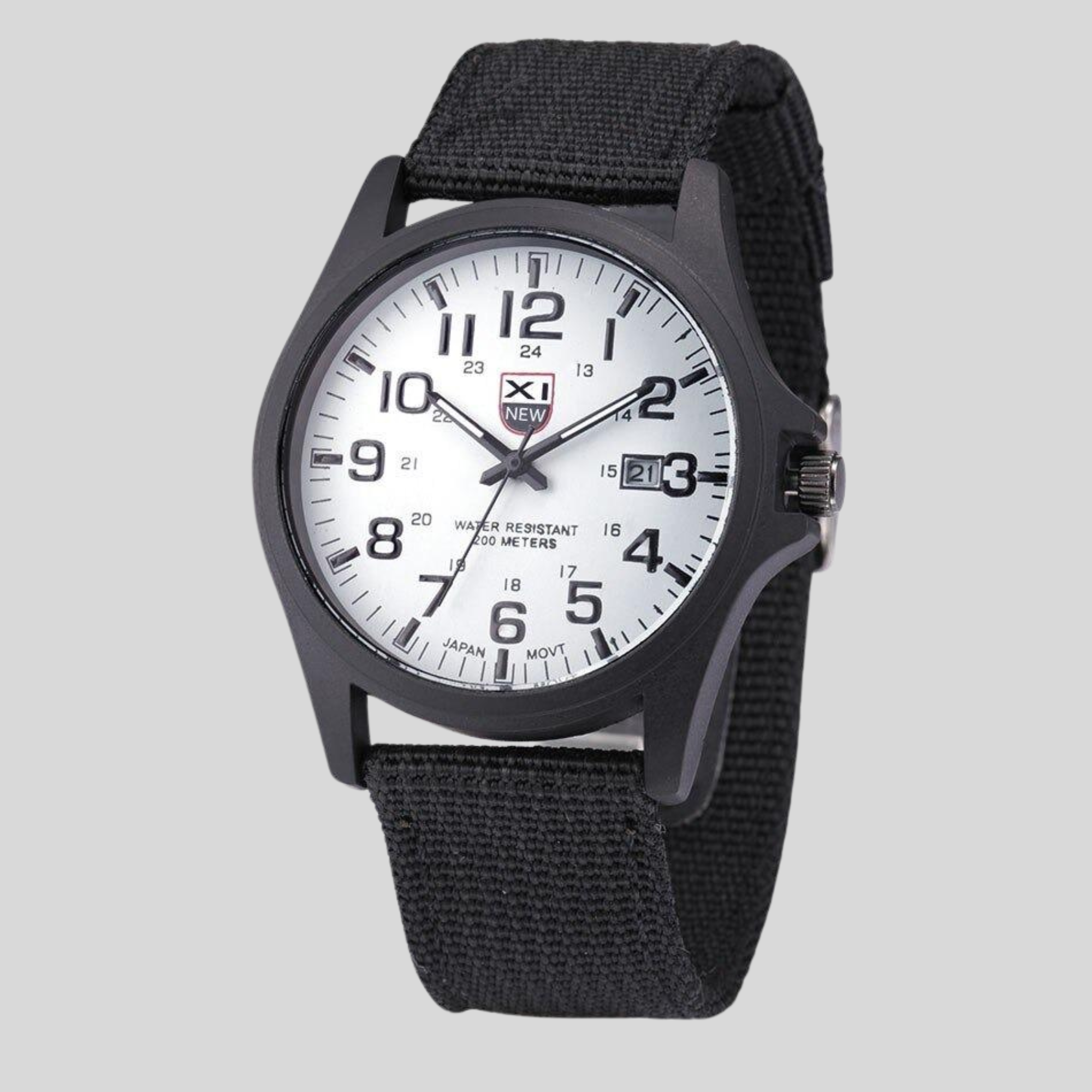 Soviska | zegarek inspirowany stylem militarnym z datownikiem