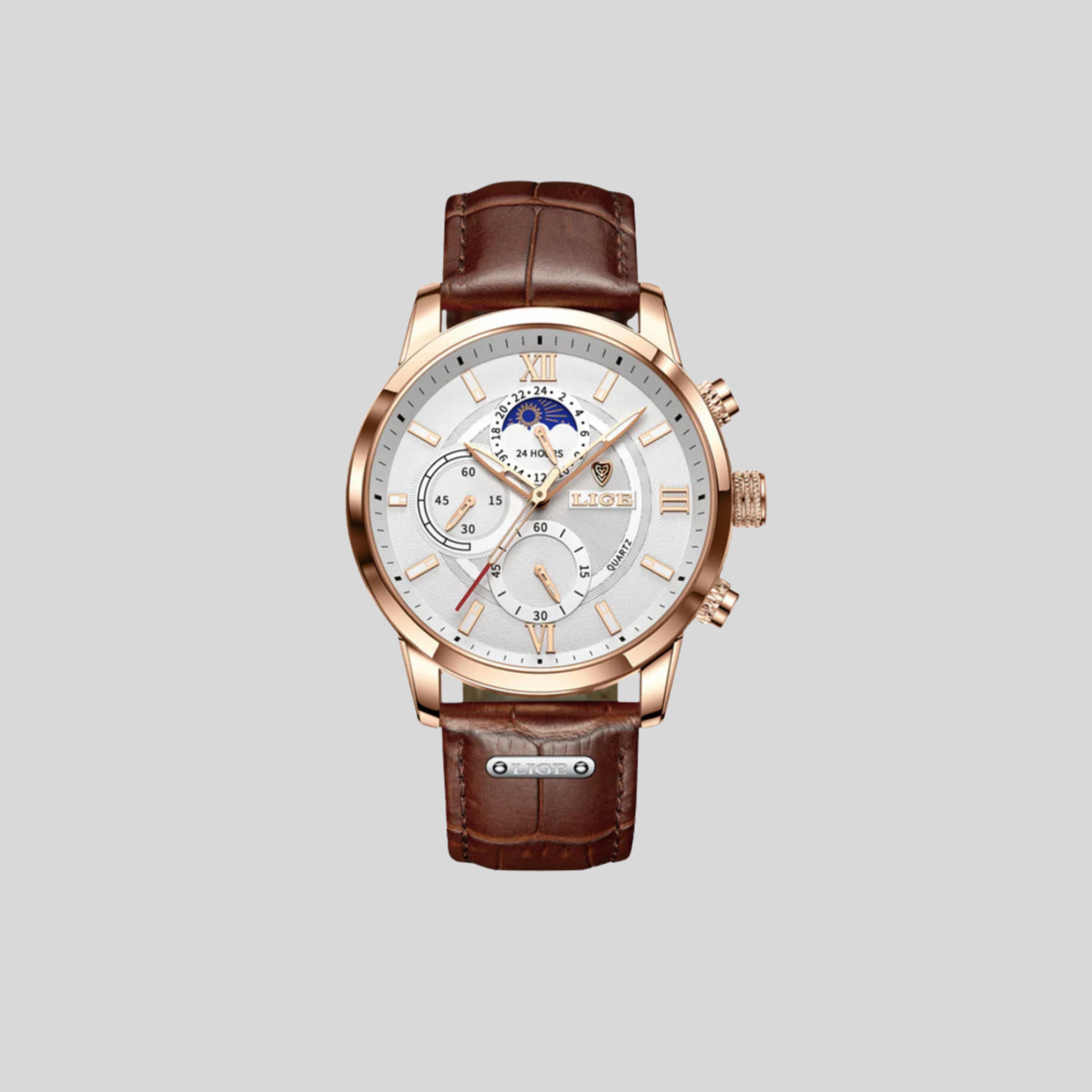 Soviska | zegarek ze skórzanym paskiem