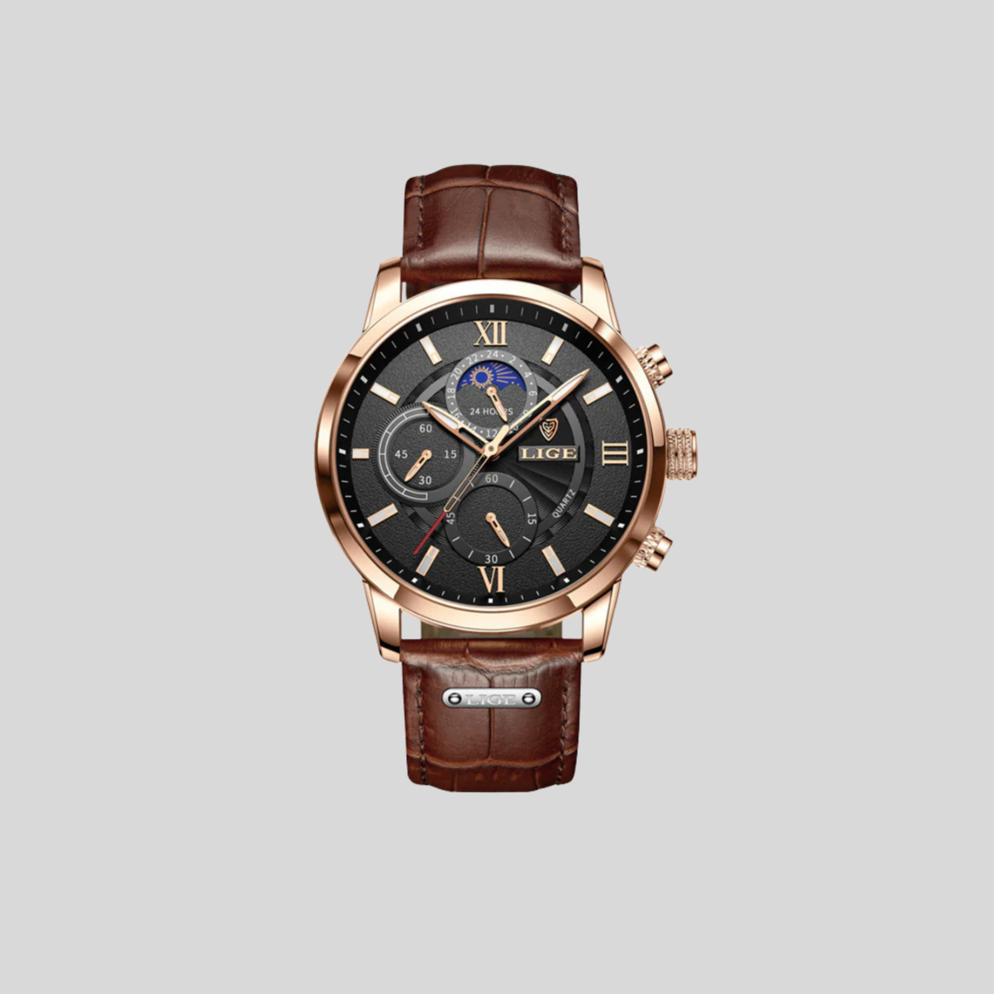 Soviska | zegarek ze skórzanym paskiem